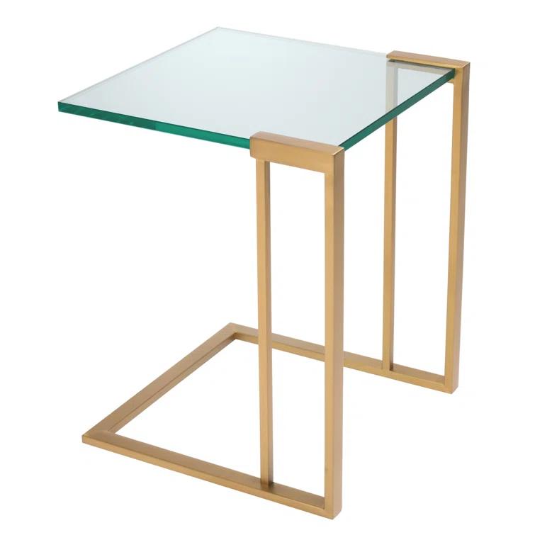 Eichholtz Perry Glass Top End Table