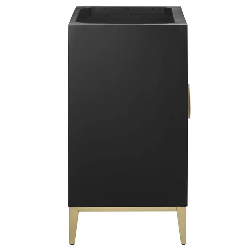 Modway Beau 24" Bathroom Vanity Cabinet (Sink Basin Not Included) In Black
