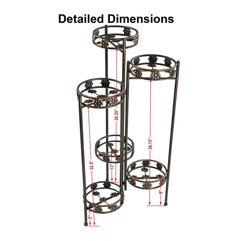 SunnyDaze Decor Metal Weather Resistant Plant Stand