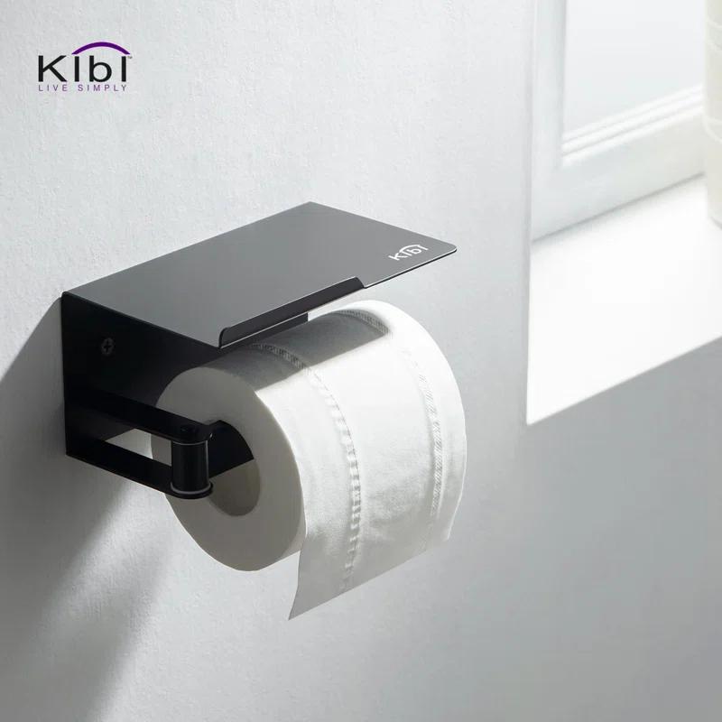 KIBI KBA1209MB Deco Wall Mounted Toilet Paper Holder