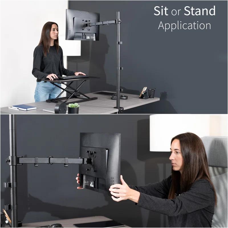Vivo Single Monitor Extra Tall Desk Mount