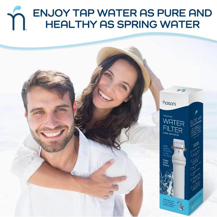 Da Vinci Widespread Bathroom Fountain Faucet with Drain Assembly