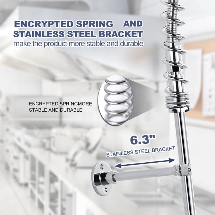 iVIGA Commercial Kitchen Faucet with Pre-Rinse Sprayer 36 Inch 2314300C-36-WF