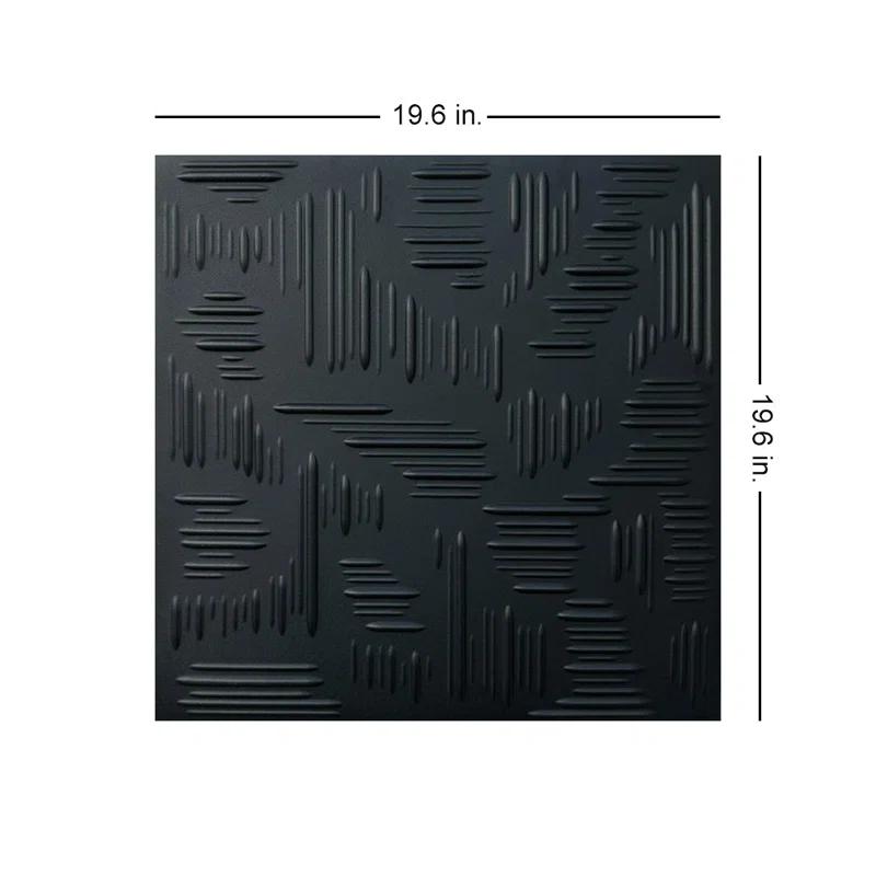 A La Maison Ceilings Country Wheat 1.6 ft. x 1.6 ft. Polystyrene Glue-up Ceiling Tile (Set of 96)