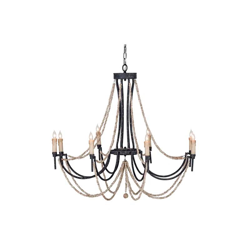 Percy 8 Light Metal Dimmable Empire Chandelier