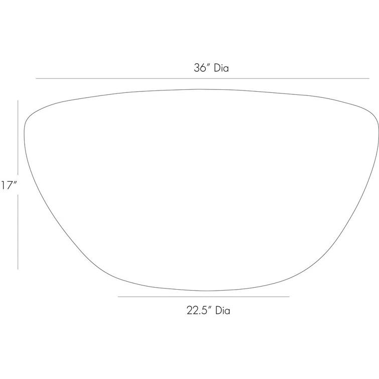 Hosanna Round Coffee Table by Arteriors