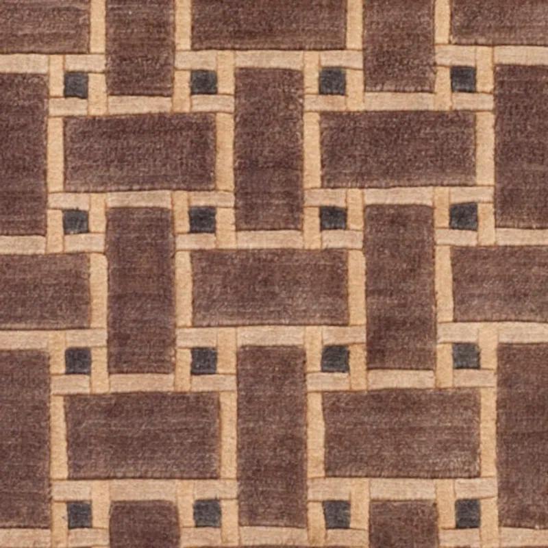 Safavieh Tibetan Hand Knotted Wool Pile Geometric Rug