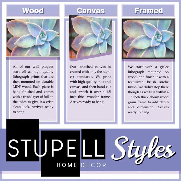 Stupell Industries " Abstract Sea Scape With Shades Of Blue Watercolor " by Victoria Barnes