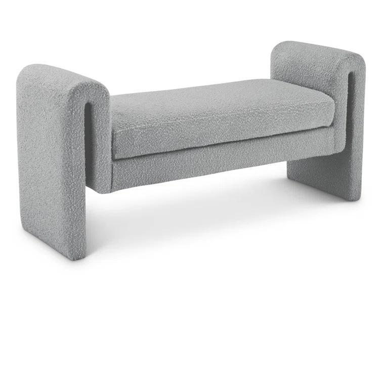 Wrought Studio™ Hiroyasu Upholstered Boucle Bench
