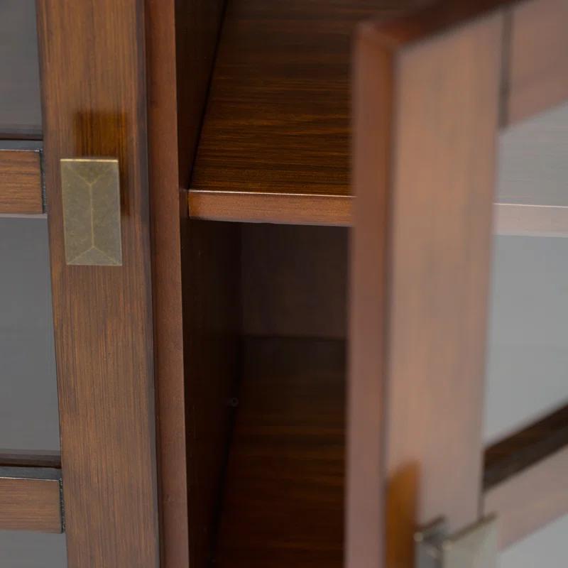 Simpli Home Artisan SOLID WOOD Medium Storage Cabinet