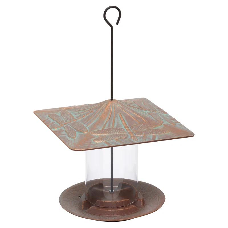 Whitehall Products Dragonfly Tube Bird Feeder