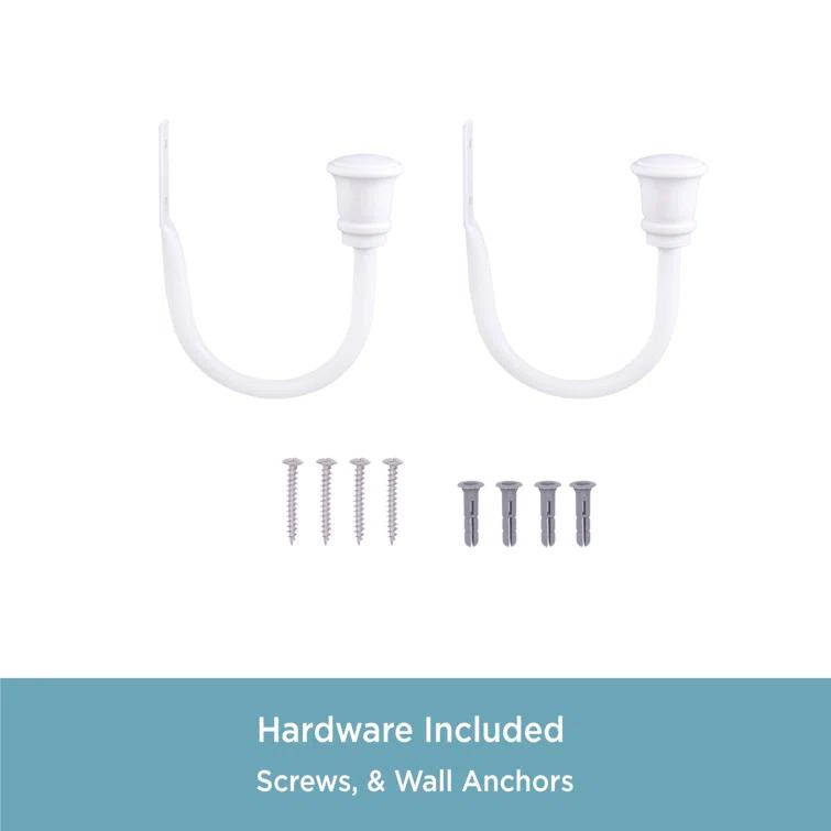 Kenney Kenney Trumpet Holdbacks for Curtains and Drapes, Set of 2