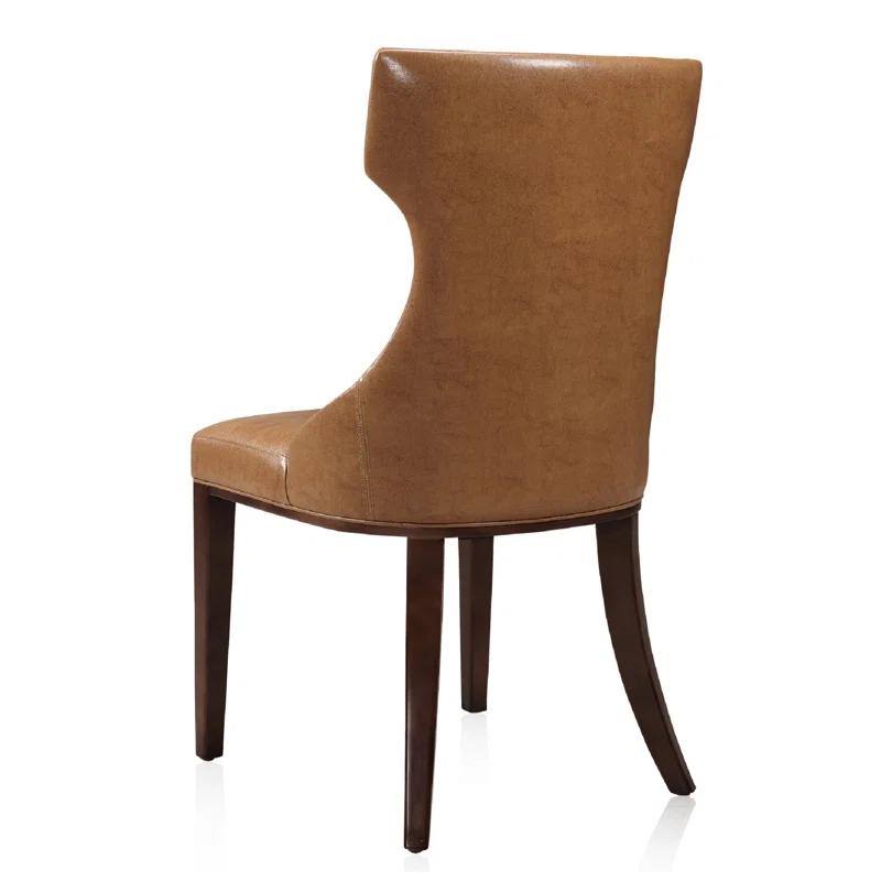 Reine Upholstered Wing Back Side chair (Set of 2)