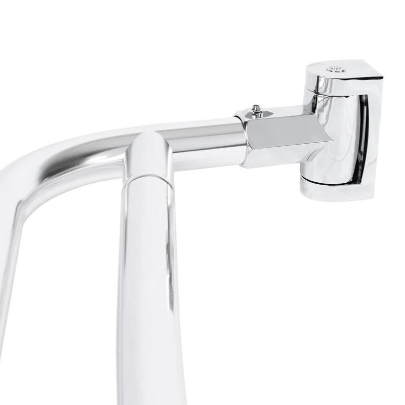 VOMGEB1 Double Curved Shower Rod, Durable Metal Construction