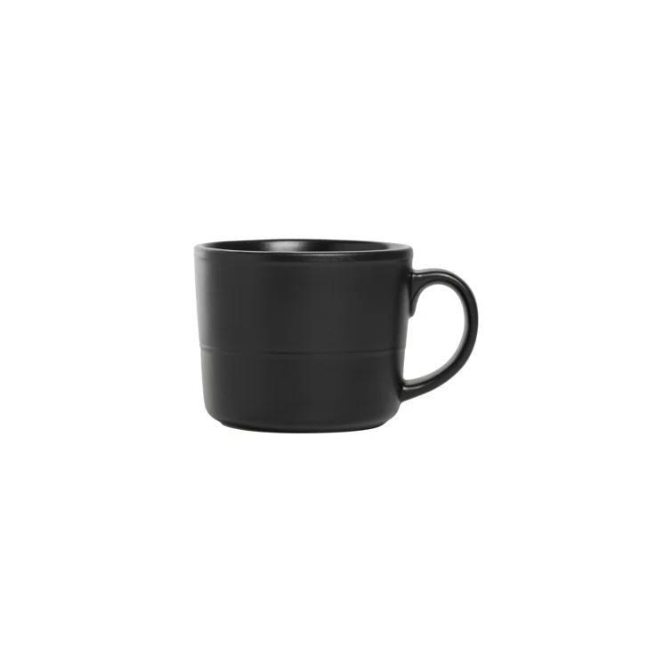 Ten Strawberry Street Double Line 3.75"/12 Oz Mug, Set Of 6 (Set of 6)