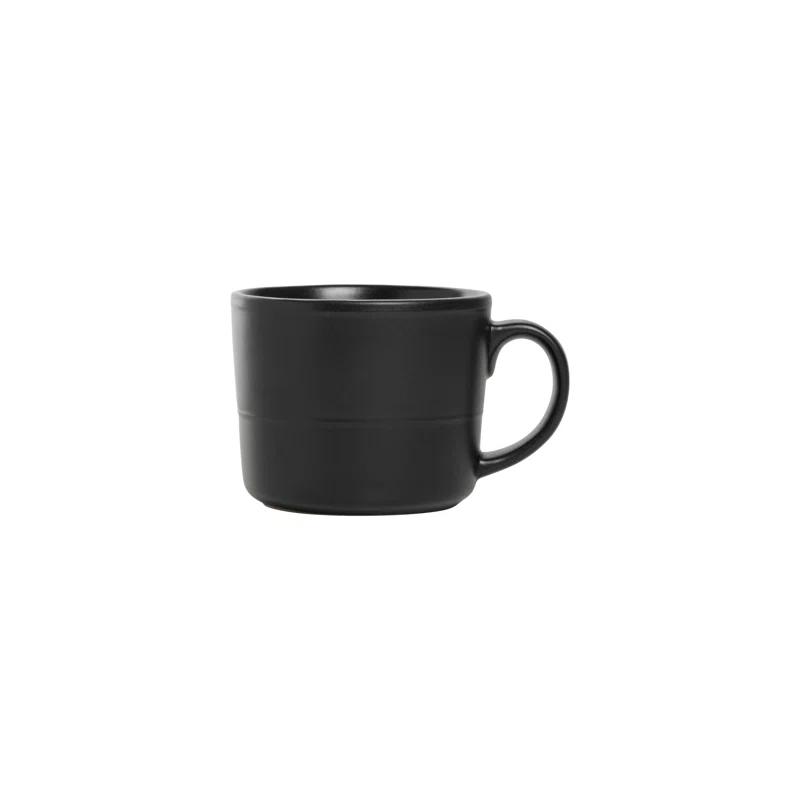 Ten Strawberry Street Double Line 3.75"/12 Oz Mug, Set Of 6 (Set of 6)