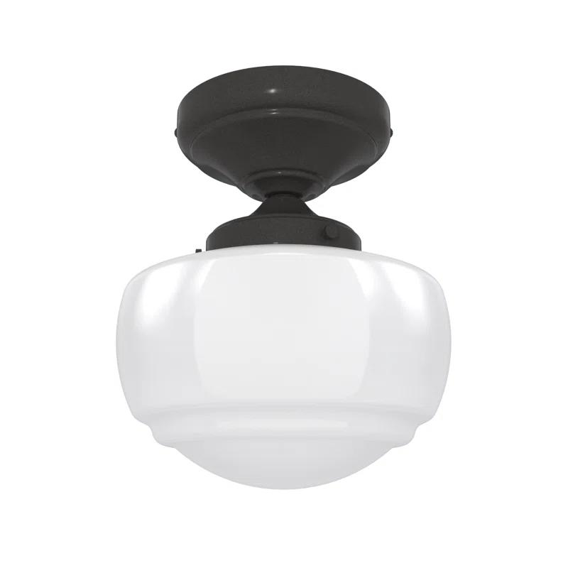 Hunter Saddle Creek 1 Light Mini Flush Mount Ceiling Light Fixture