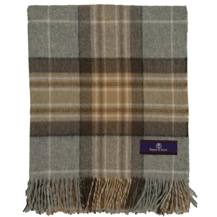 Prince of Scots Hand Woven Throw Blanket