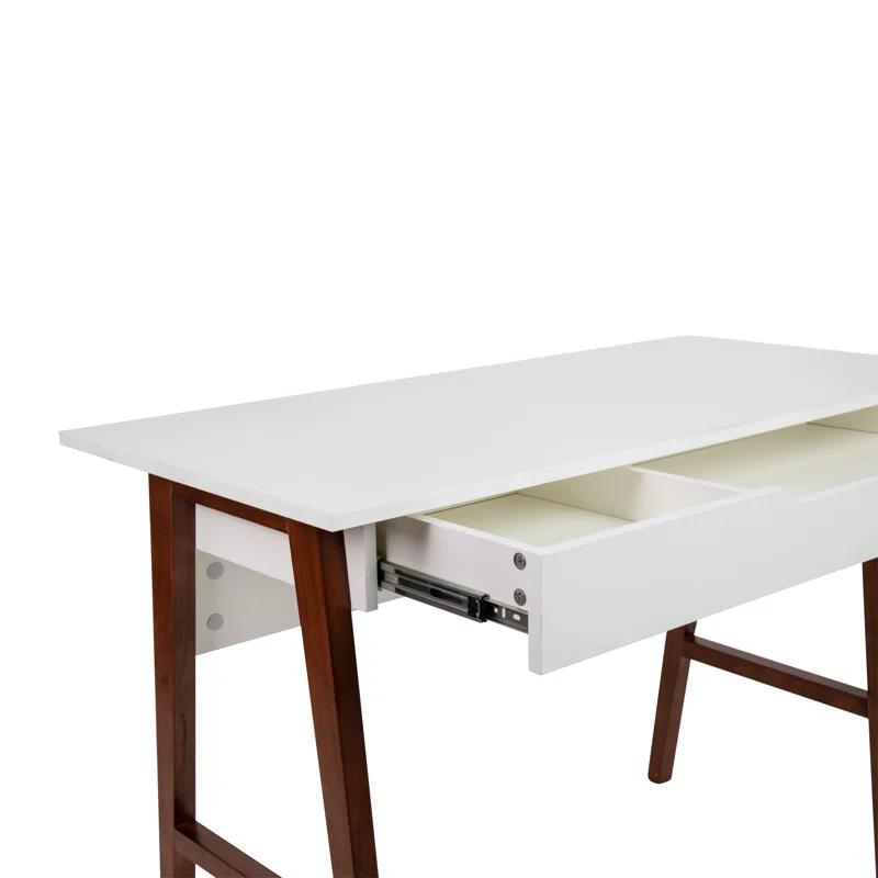 Zipcode Design™ Ferebee Home Office Writing Computer Desk with Drawer - Table Desk