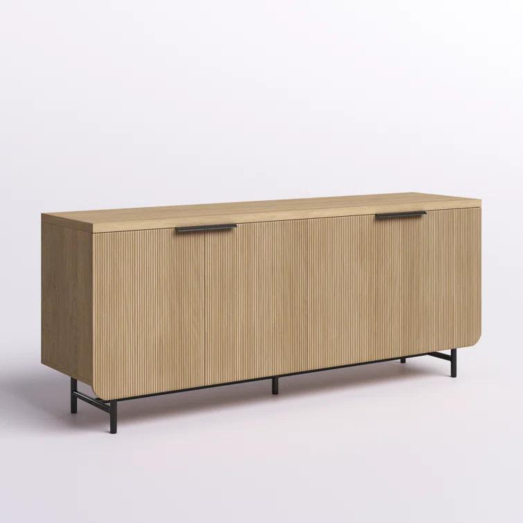 Willa Arlo™ Interiors Ludlow Reeded 4-Door Sideboard
