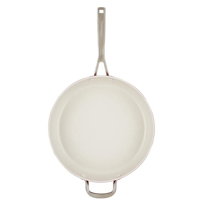 KitchenAid® KitchenAid Hard Anodized Ceramic Nonstick 5 Quart Sauté Pan with Lid, Empire Red