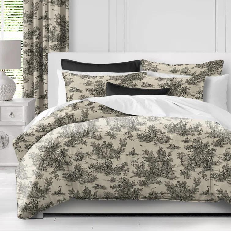 The Tailor's Bed Toile De Jouy Standard Cotton Comforter Set