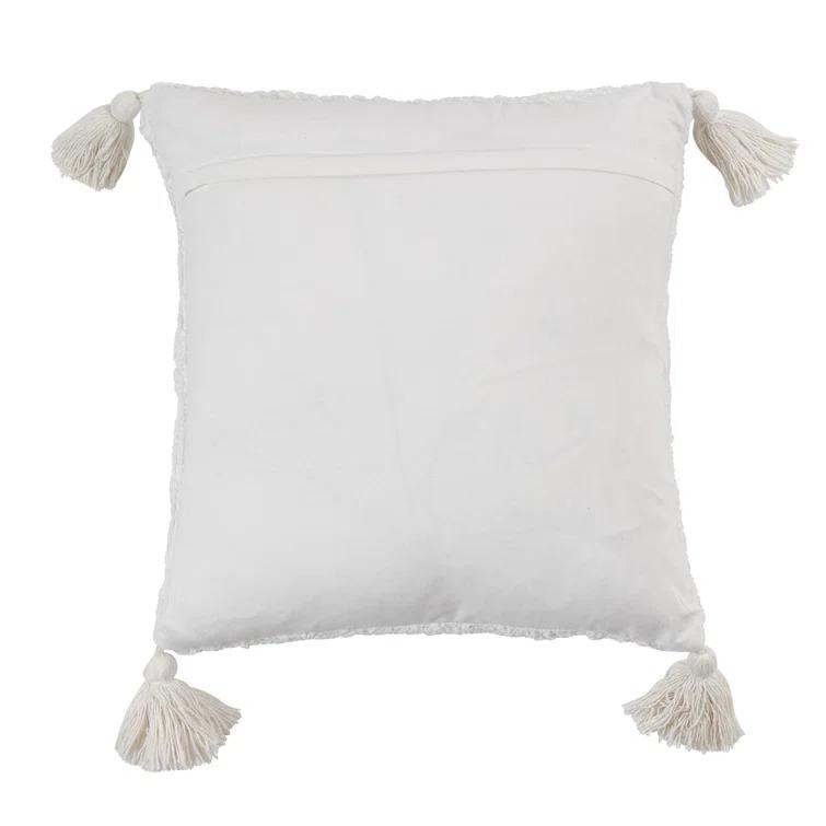 Saro Allman Collection Geometric Cotton Throw Pillow