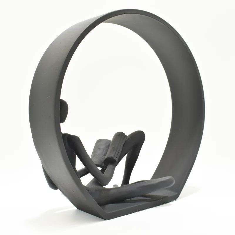 Lifestyle Group Distribution Adam & Friends Home Decor Encirlced Reader Sculpture | 1-Piece