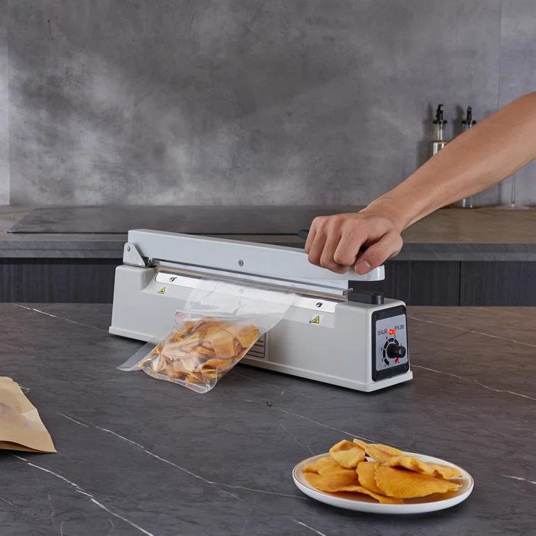 VEVOR VEVOR 12" Aluminum Hand Impulse Heat Sealer Machine Poly Plastic Bags Sealing