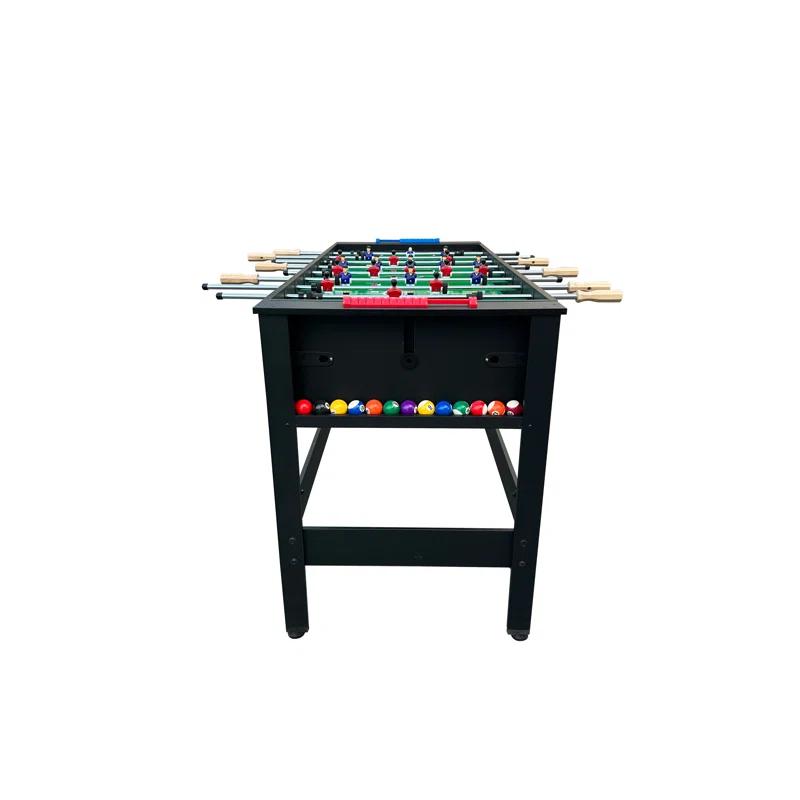 KICK Foosball Tables KICK Twain 48" 2-in-1 Swivel Multi Game Table - Billiards & Foosball-Home & Game Room Entertainment