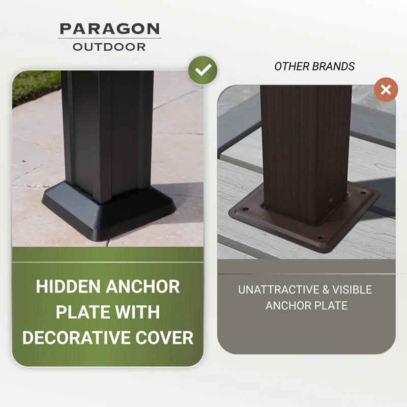 Paragon-Outdoor Santa Monica Aluminum Patio Gazebo