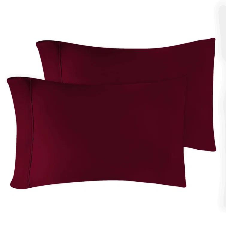 Superior Egyptian Cotton 300 Thread Count Solid Pillowcases (Set of 2)