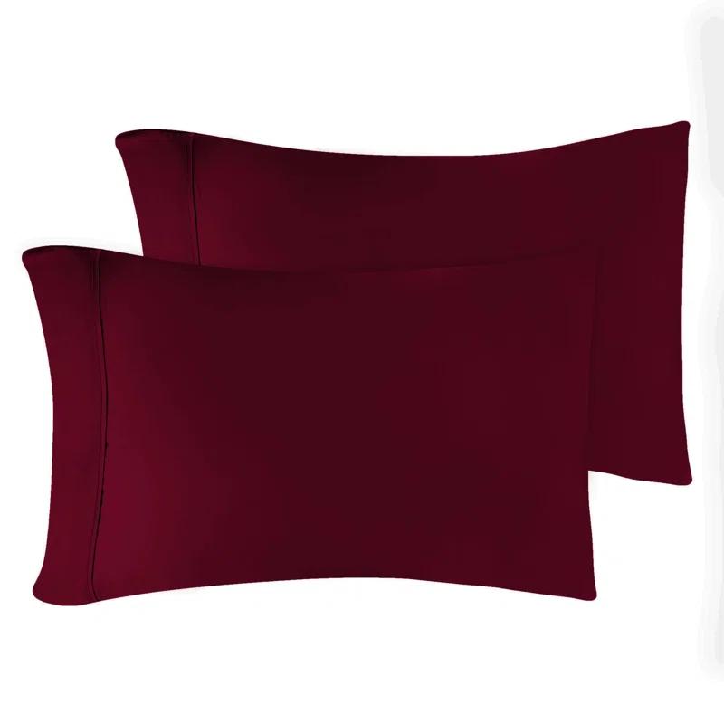 Superior Egyptian Cotton 300 Thread Count Solid Pillowcases (Set of 2)