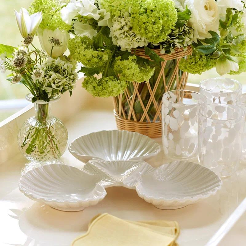 AERIN Shell 3-Bowl Dish | Wayfair