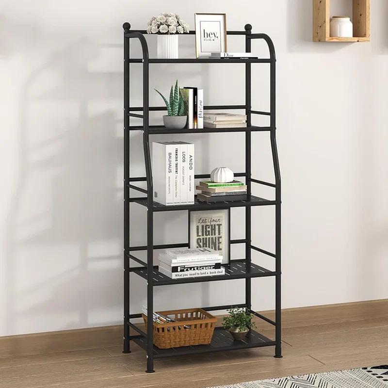 Rebrilliant Metal Shelf Storage Shelves, Living Room Shelves, Corner Kitchen Storage Shelves, Indoor Plant Shelves