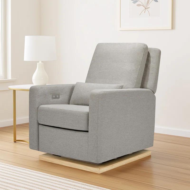 Sigi Electronic Recliner And Glider In Eco-Performance Fabric With USB Port | Water Repellent & Stain Resistant