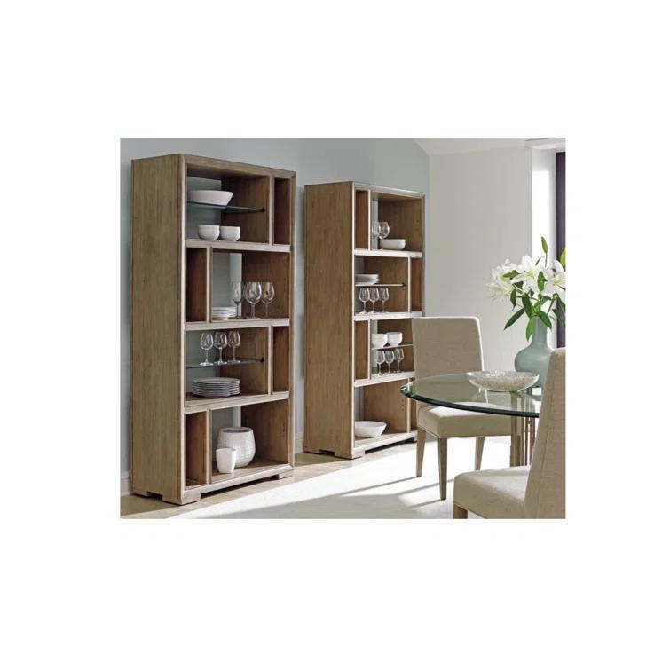 Contemporary Round Glass Dining Table with Silver Metal Base