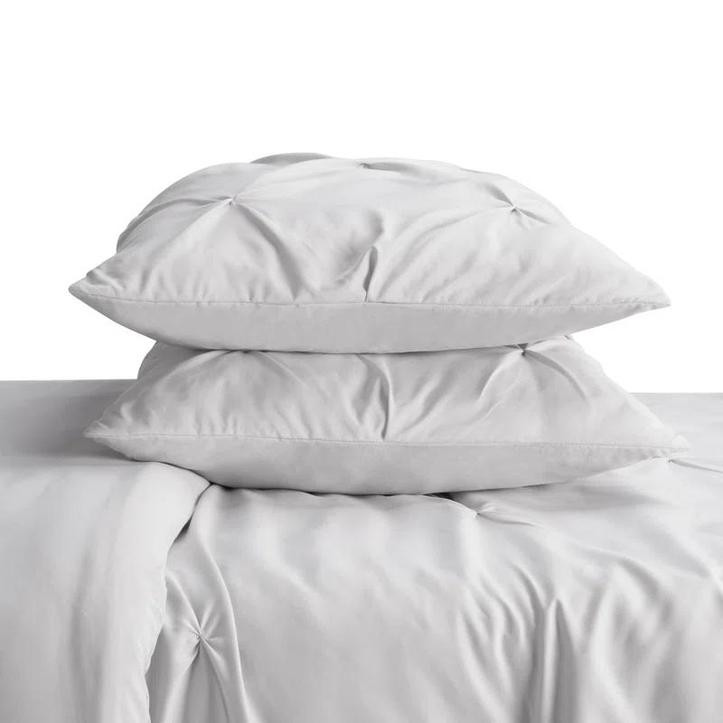 Serta Simply Clean Microfiber 3 Piece Duvet Cover Set
