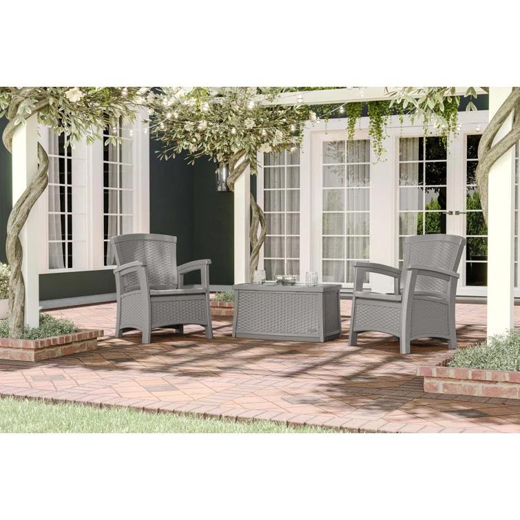 Suncast Rectangular Resin Outdoor Coffee Table