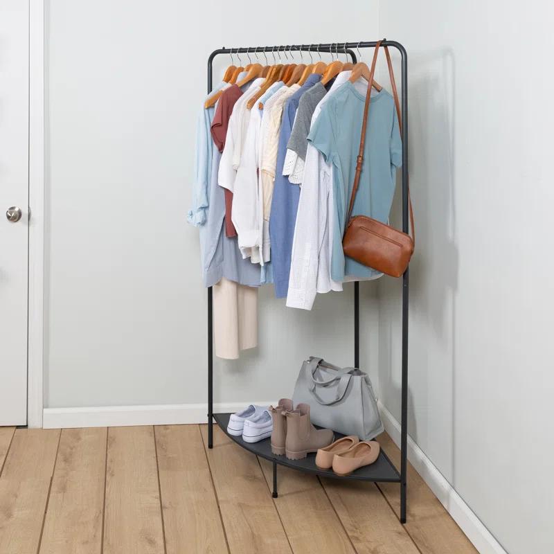 Rebrilliant Mailie 24'' Metal Clothing Rack