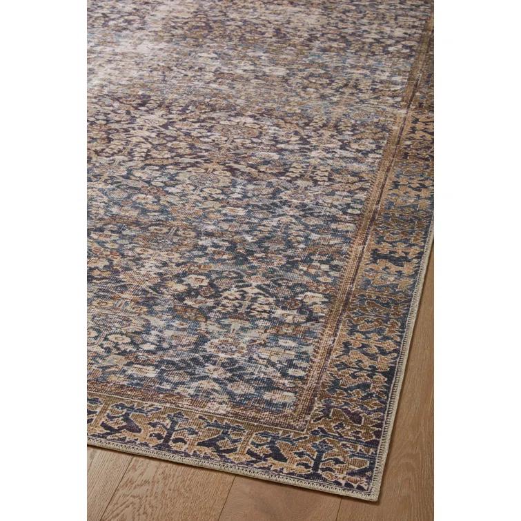 Amber Lewis x Loloi Amber Lewis x Loloi Georgie Denim / Spice Area Rug