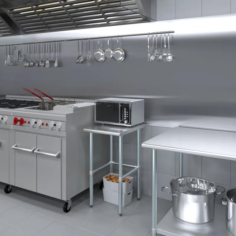 Amgood Stainless Steel Open Base Work Table