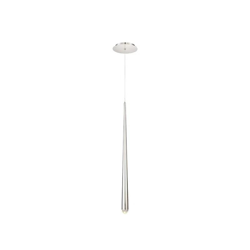 Modern Forms Cascade Dimmable LED Pendant with Clear Crystal Shade