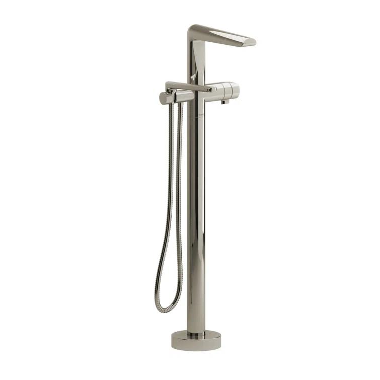 Riobel Parabola Thermostatic Single Hole Floor Mount Tub Filler Trim TPB39PN