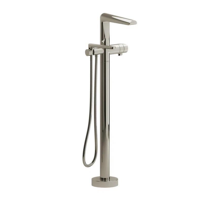 Riobel Parabola Thermostatic Single Hole Floor Mount Tub Filler Trim TPB39PN