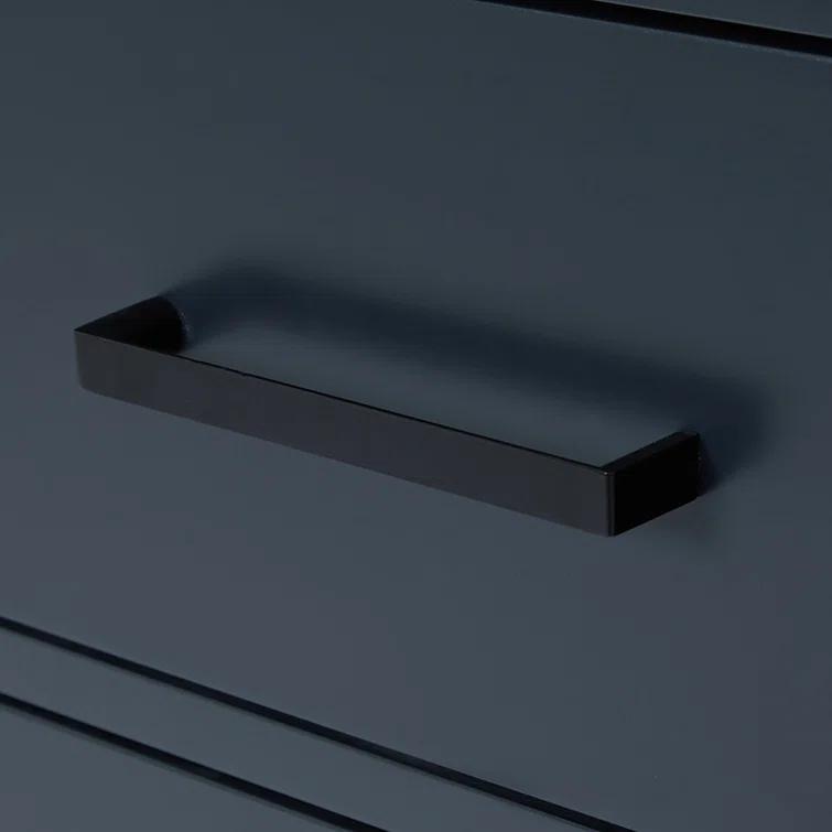 Wildon Home® Tidworth 42'' Solid Wood Single Bathroom Vanity with 1.5'' Carrara Quartz Top, Rectangular Sink