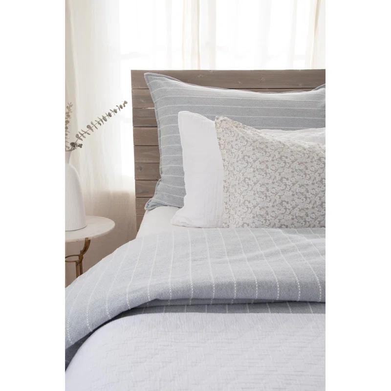 Henley Cotton Duvet by Pom Pom at Home - Oat / Queen