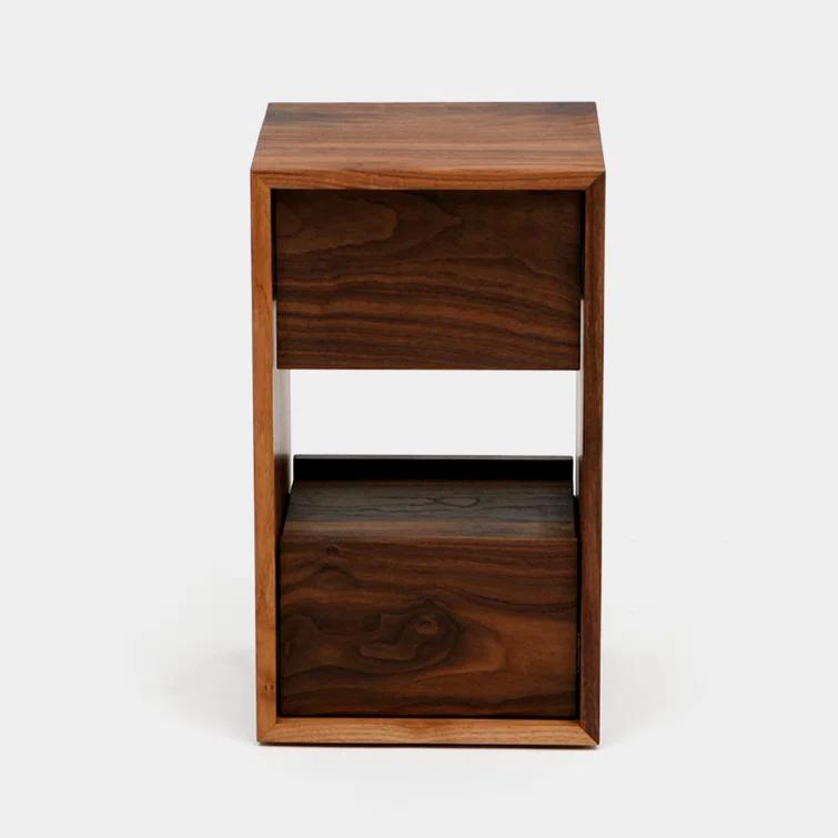 THN 14'' W Solid Wood Nightstand