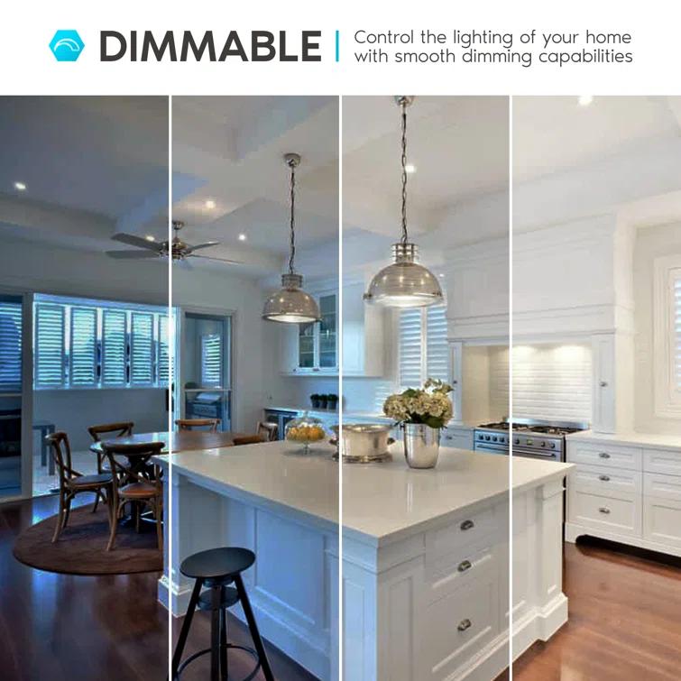 Luxrite 60 Watt Equivalent A19 GU24/Twist And Lock Dimmable LED Bulb LR21462-24PK