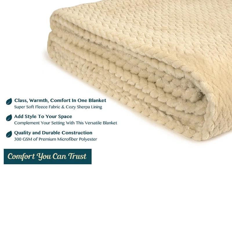 Pavilia Hand Woven Throw Blanket